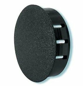 x15 HEYCO 1″ HOLE DP-1000 2713 BLACK PLASTIC NYLON 6/6 HOLE CAP PLUG DOME COVER