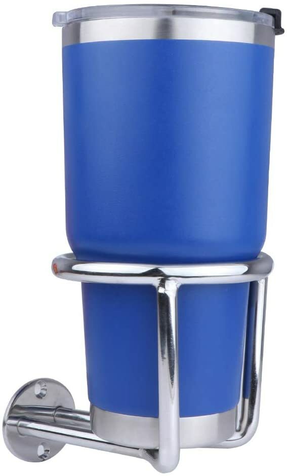 Stainless Steel Ring Cup Drink Holder Polished for Boat Marine Yacht Truck RV