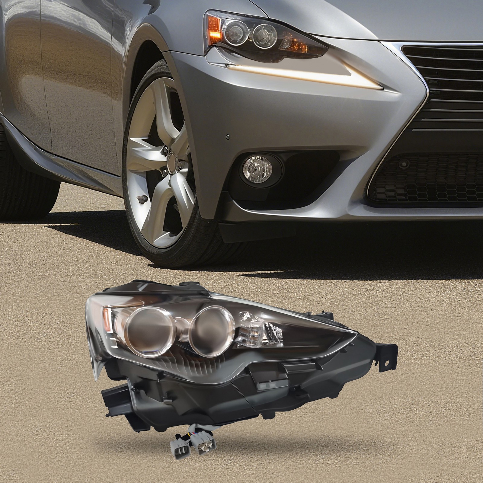 Front, Left, Right Headlamp For Lexus IS250 IS350 2014 2015 2016 LED Headlights