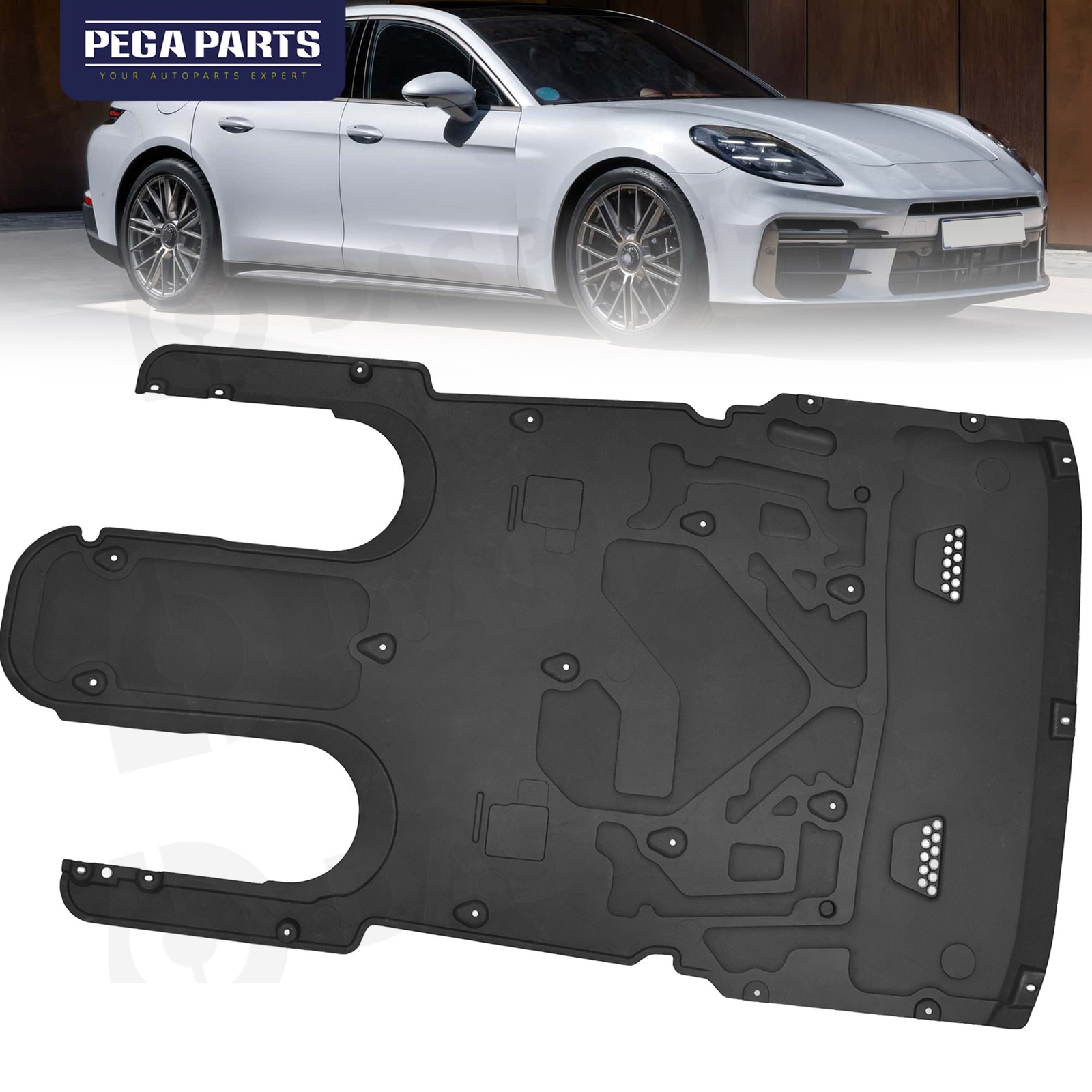 For Porsche Panamera 17-21 Under Engine Radiator Splash Shield Cover 971825311F