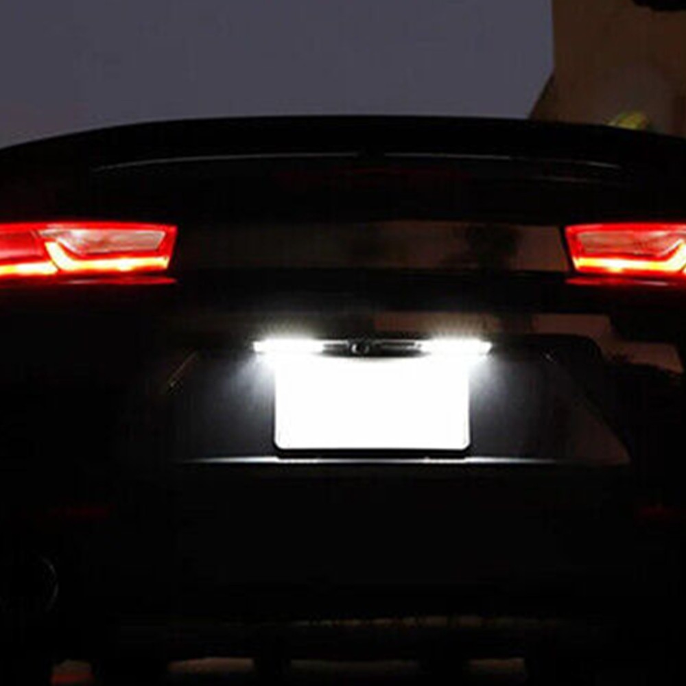 2PC LED License Plate Light Assembly For Chevy Corvette Cadillac Buick GMC 12-20