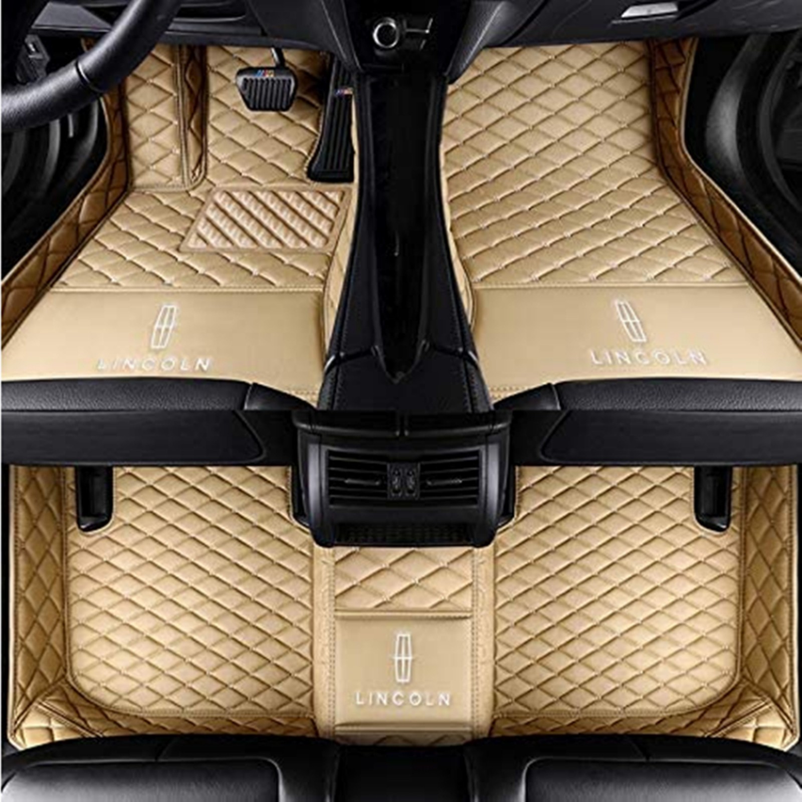 Custom Fit Lincoln Nautilus MKZ MKC MKX MKS MKT Car Floor Mats Waterproof Carpet