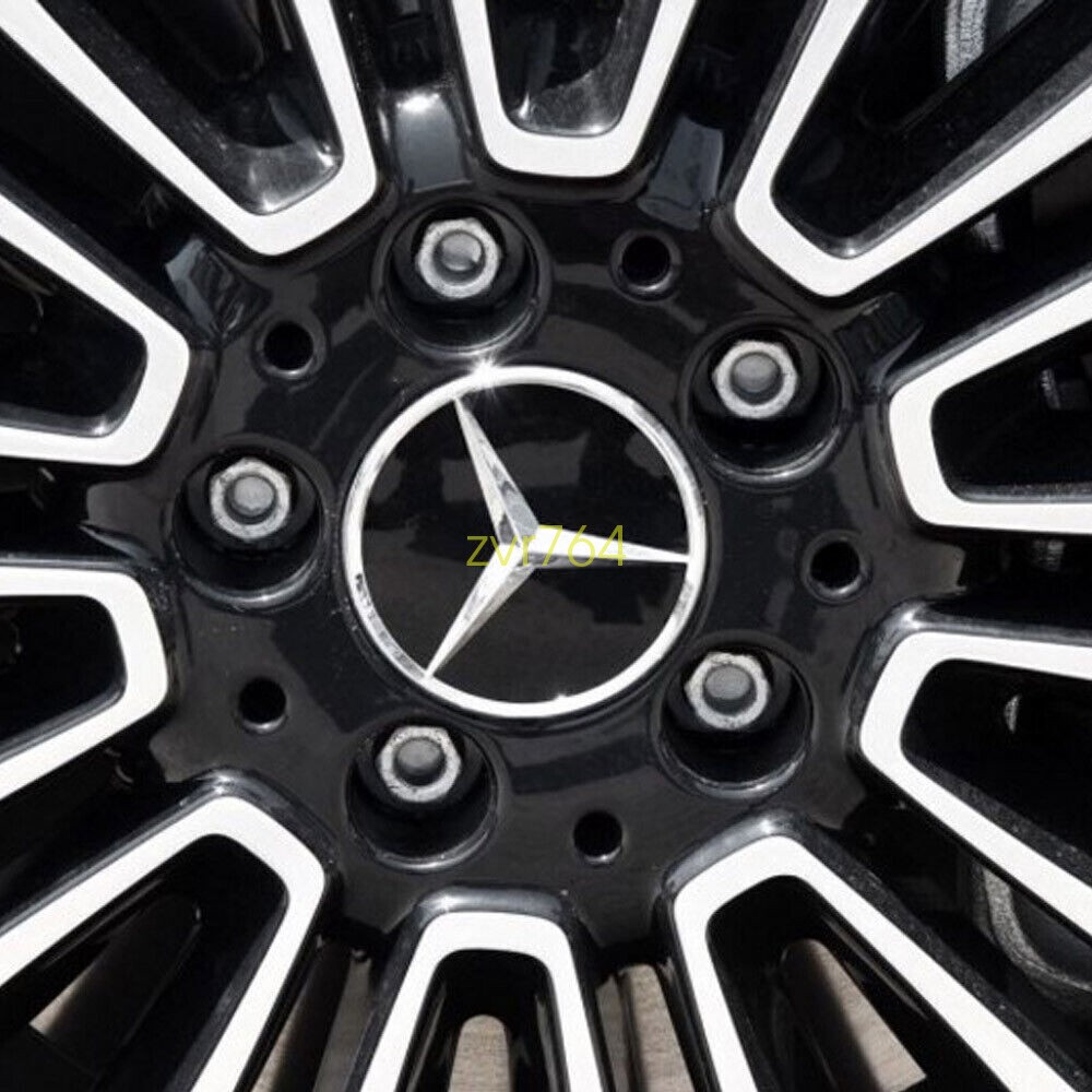4PCS 75mm Wheel Center Hub Caps Cover Logo Badge Emblem For Mercedes Benz USA
