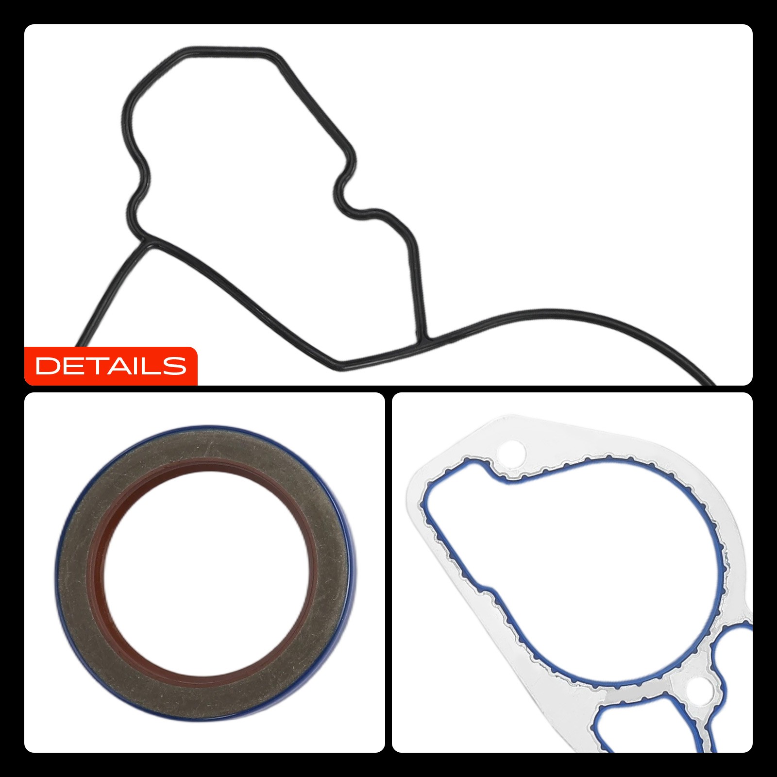 Engine Timing Cover Gasket Set for Ford F-250 F-350 Super Duty 1999-2003 V8 7.3L
