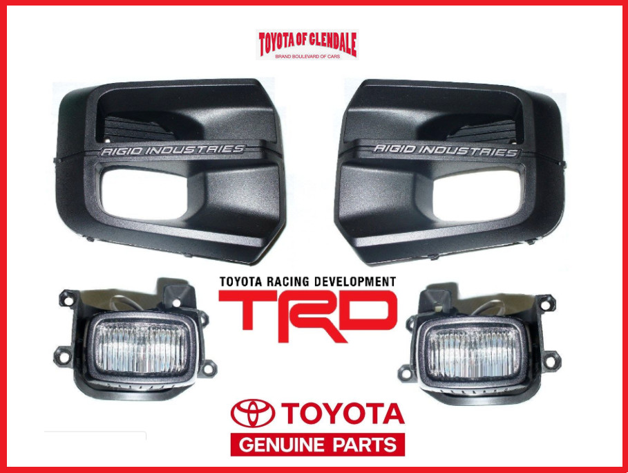 2016-2023 TOYOTA TACOMA TRD PRO RIGID INDUSTRIES LED FOG LIGHT KIT GENUINE OEM