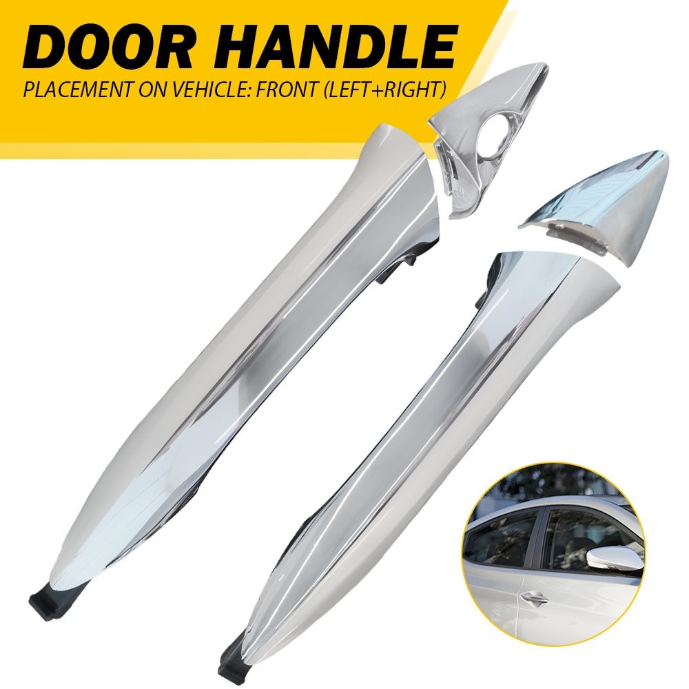 Left & Right Front Outside Exterior Door Handle Side for 2011-16 Hyundai Elantra