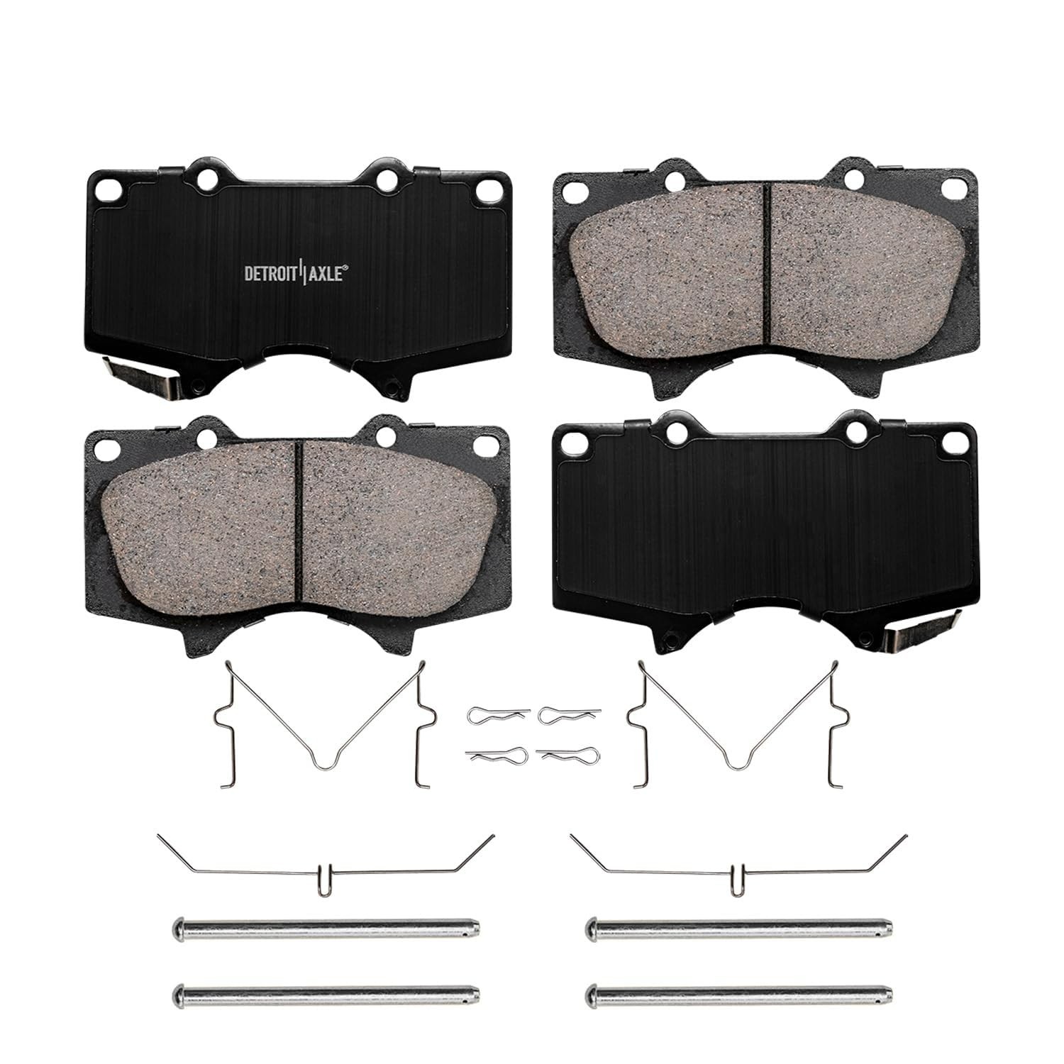 Front Drilled & Slotted Rotors Calipers Brake Pads for Toyota FJ Cruiser Tacoma
