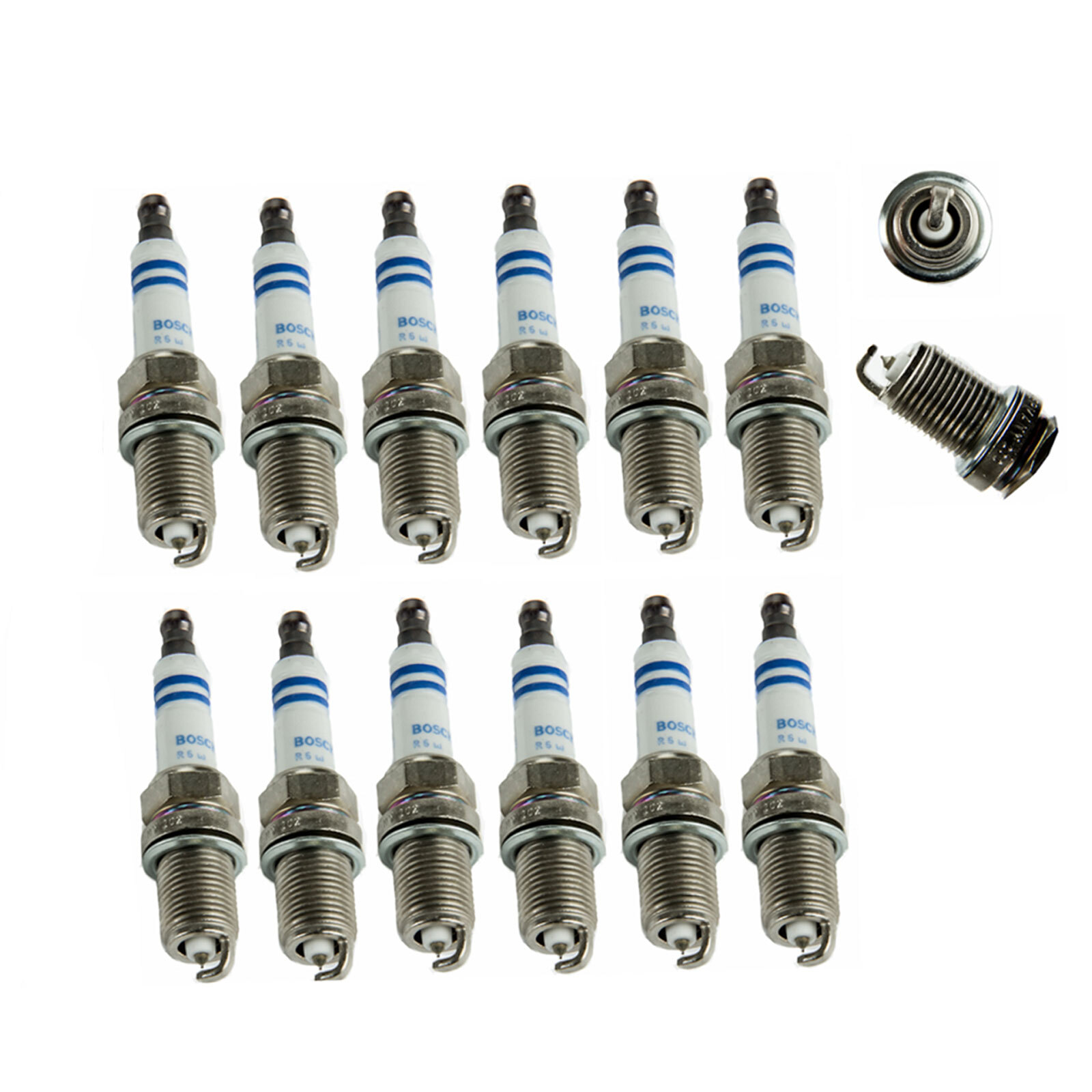 OE Germany Spark Plug Platinum For Mercedes 600SEL Rolls-Royce Park Ward (12pcs)