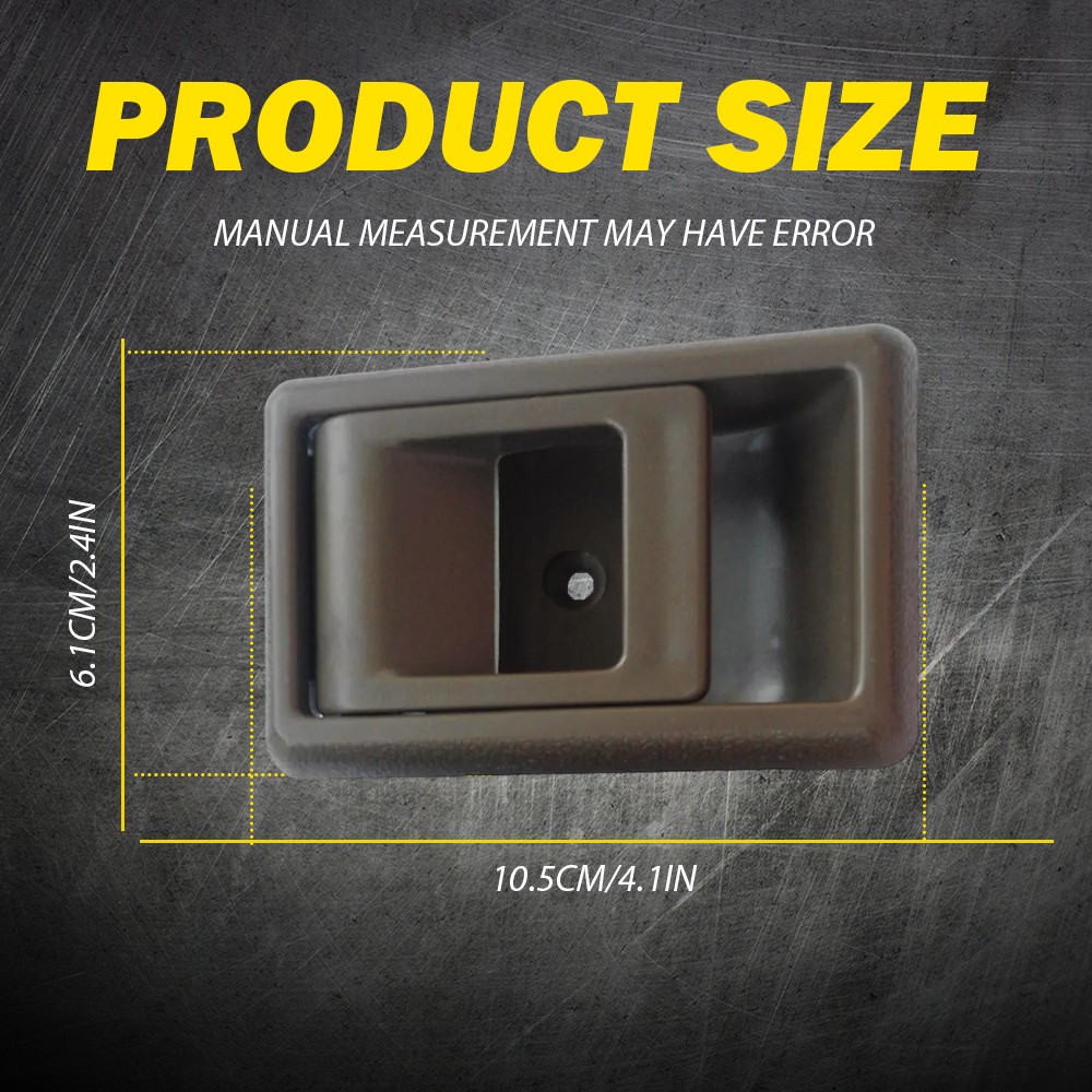 Door Handle Inner Indoor Left Right for 1995-2000 Toyota Tacoma Beige/Black/Gray