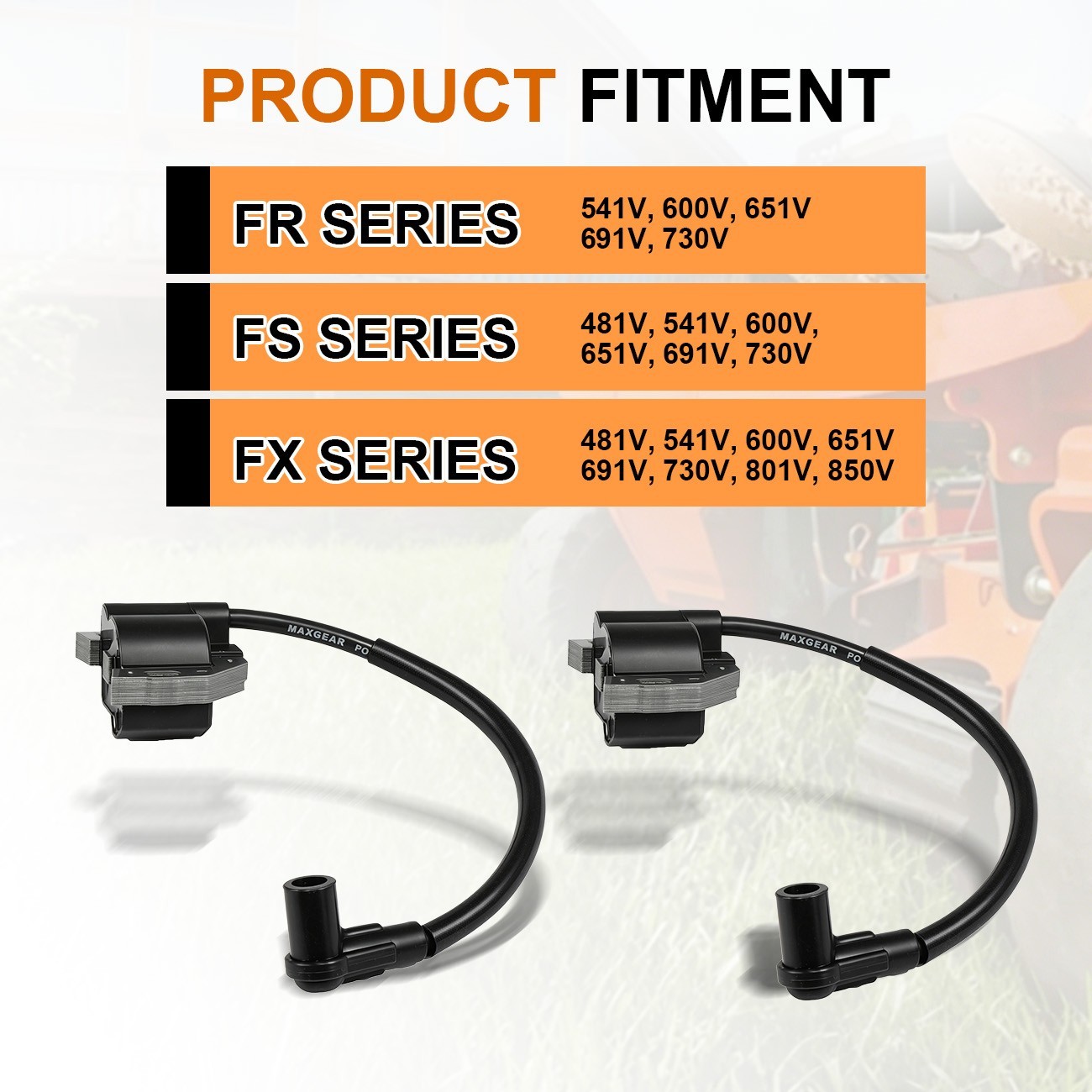 2x Ignition Coil Fit For Kawasaki FR541V FR600V FR651V FR691V FR730 FS481