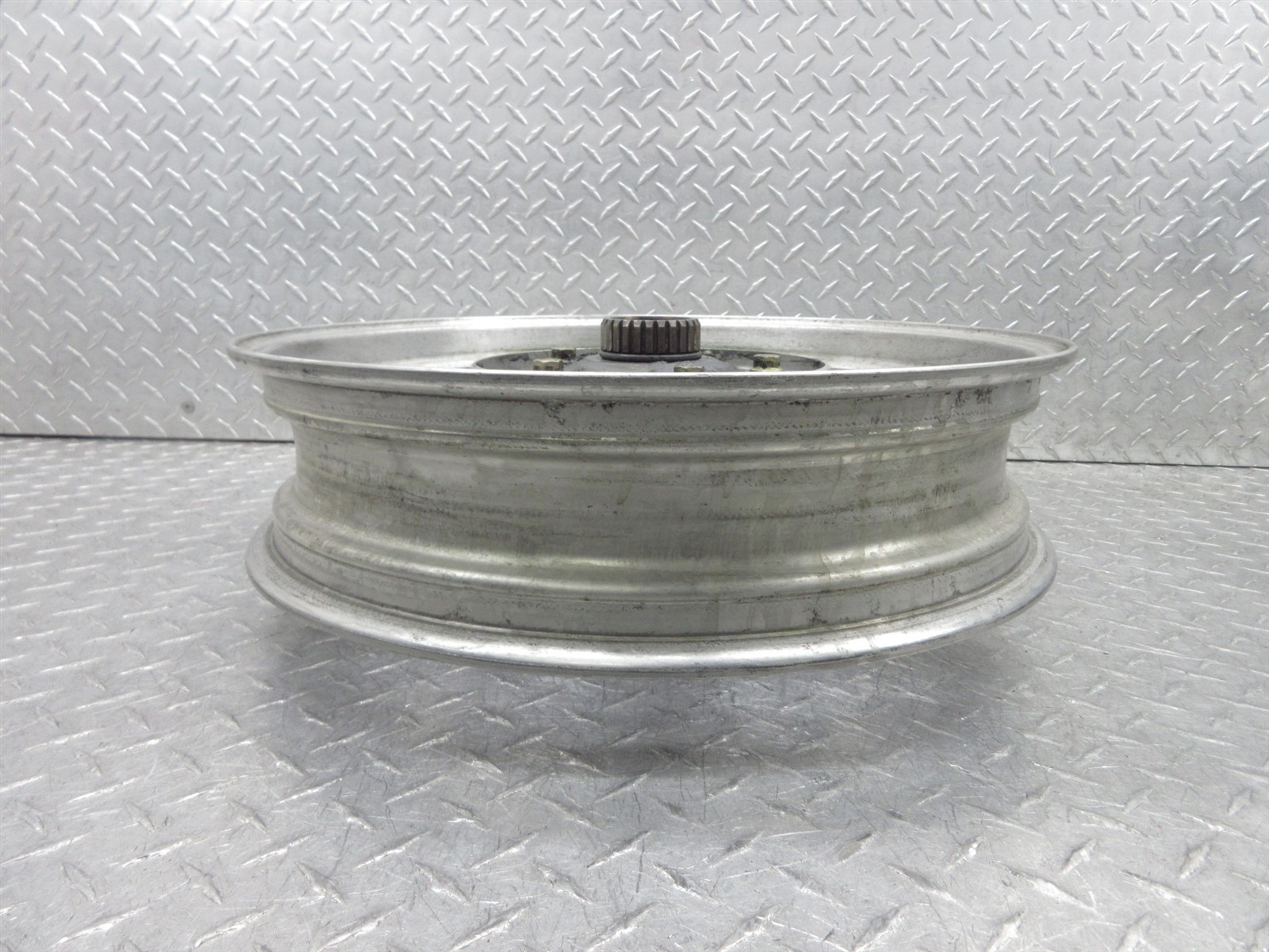 1991 91-94 Honda GL1500 Goldwing Rear Wheel Rim 16×3.5 Straight True Video OEM