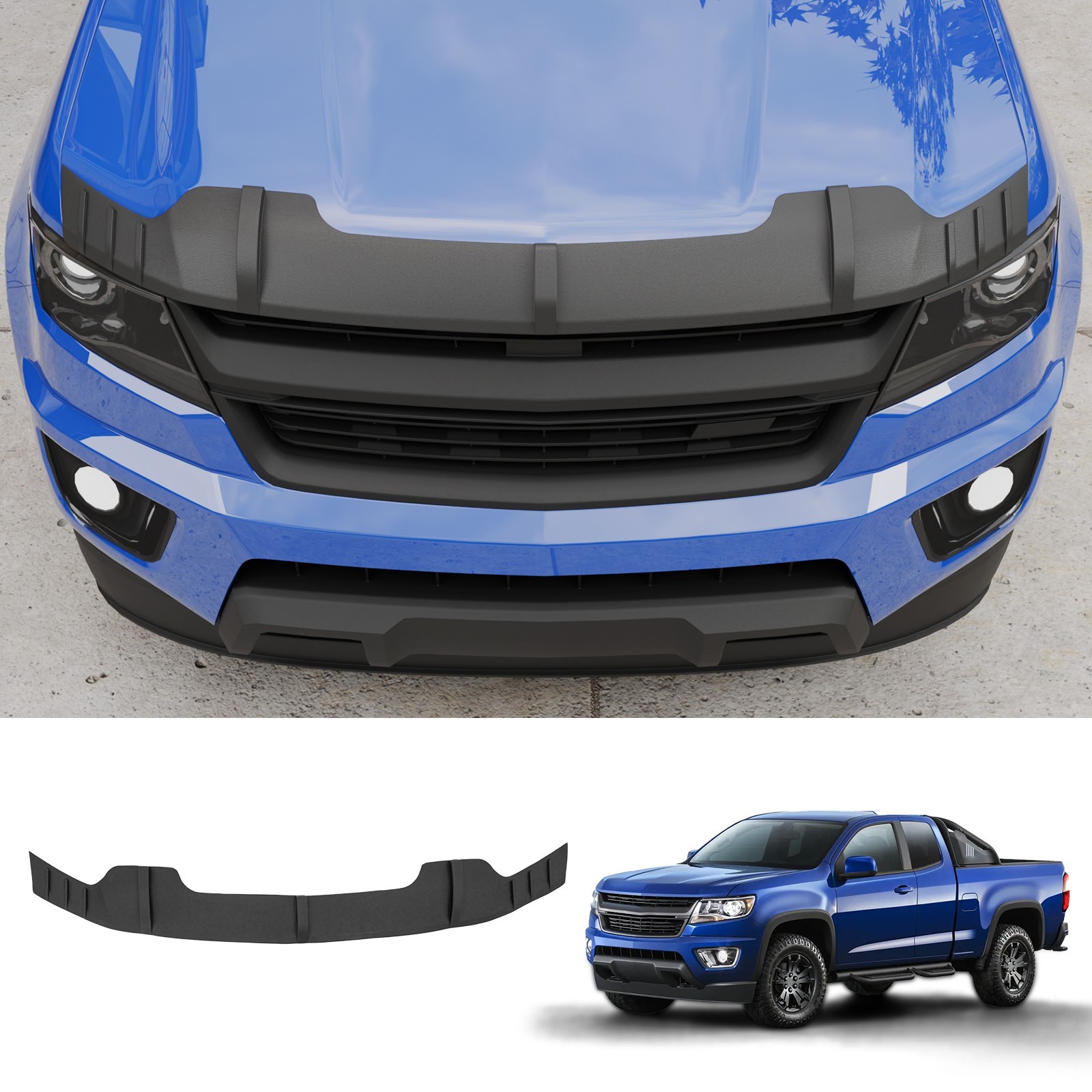 TPE Hood Protector Shield Fit 2015-2022 Chevrolet Colorado Anti-Scratch No Drill