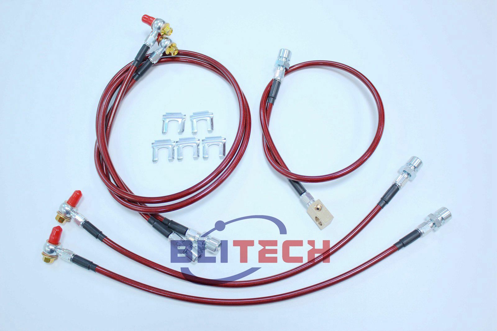 Stainless Brake Hose Line Kit 2001-2007 Silverado/Sierra 2500Hd 3500 Complete