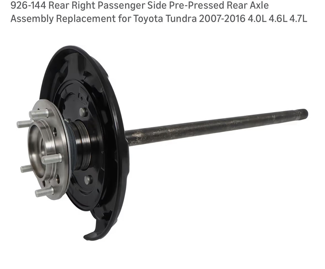 Drive Axle Shaft UNITED RECYCLERS GROUP 452059 fits 00-06 Toyota Tundra
