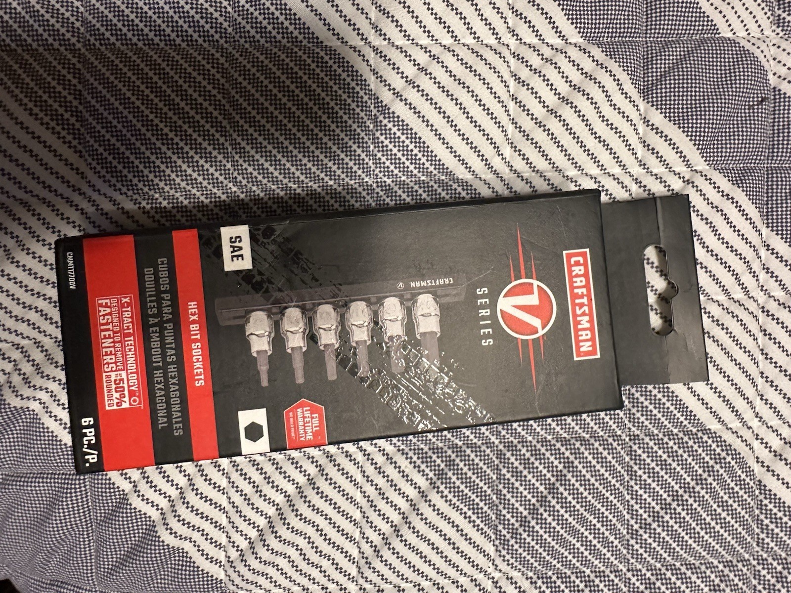 Craftsman V-Series Hex Socket Set 3/8 Drive 6-Piece CMMT17700V