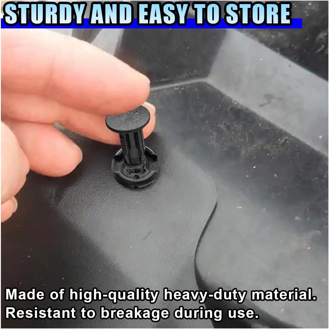 100PCS Bumper Retainers Set with Fastener Tool, 6 Sizes Auto Body Trim Clips