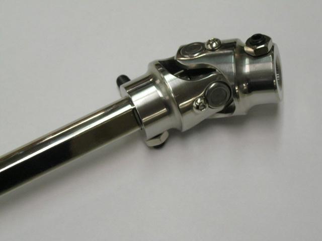 22″ Long 3/4″ DD Steering Shaft + Power 3/4-30 x 3/4″ DD Stainless U-Joint Kit