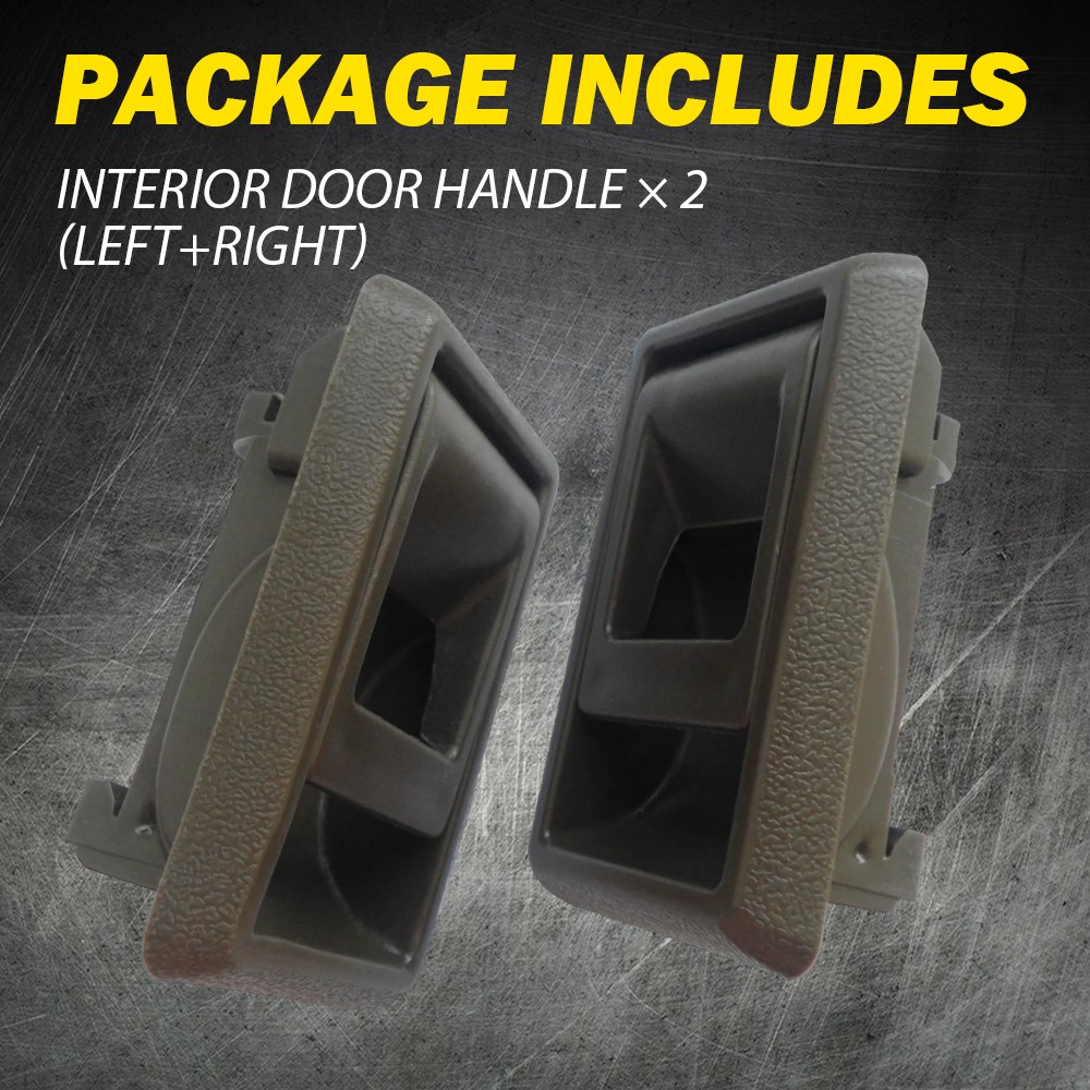 Door Handle Inner Indoor Left Right for 1995-2000 Toyota Tacoma Beige/Black/Gray
