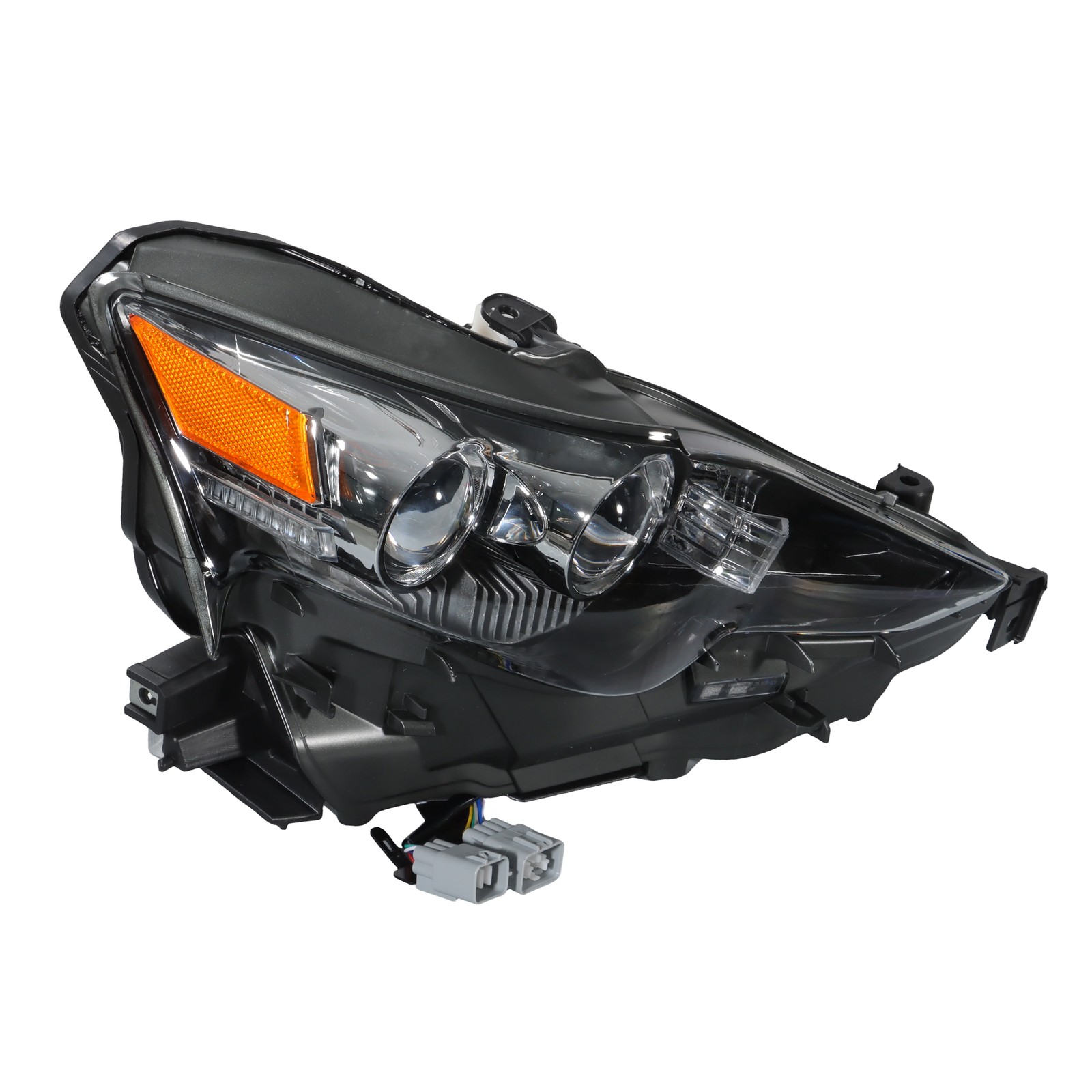 Front Right LED Headlights Assembly W/Halogen Turn Signal For Lexus IS 2014-2016