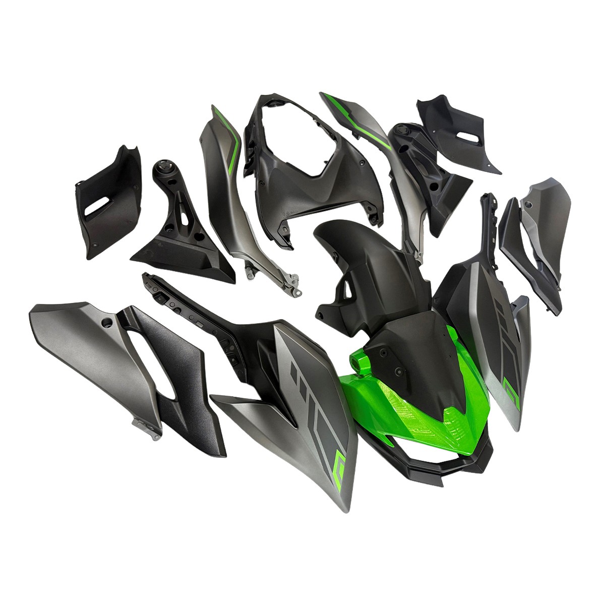 Green Black Fairing Kit For Kawasaki Z500 2024 2025 24 25 ABS Injection Bodywork