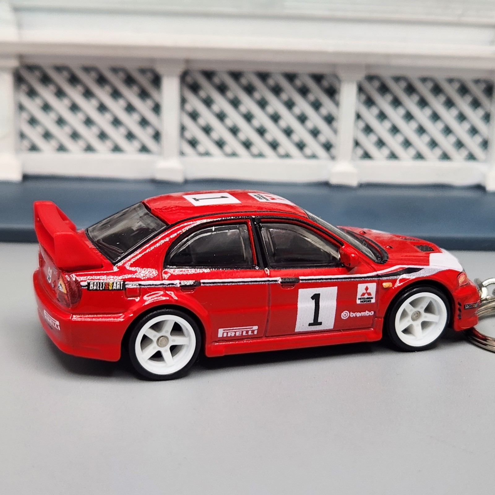2000 Mitsubishi Lancer Evolution VI Red Custom 1/64 Scale ? AWESOME GIFT?