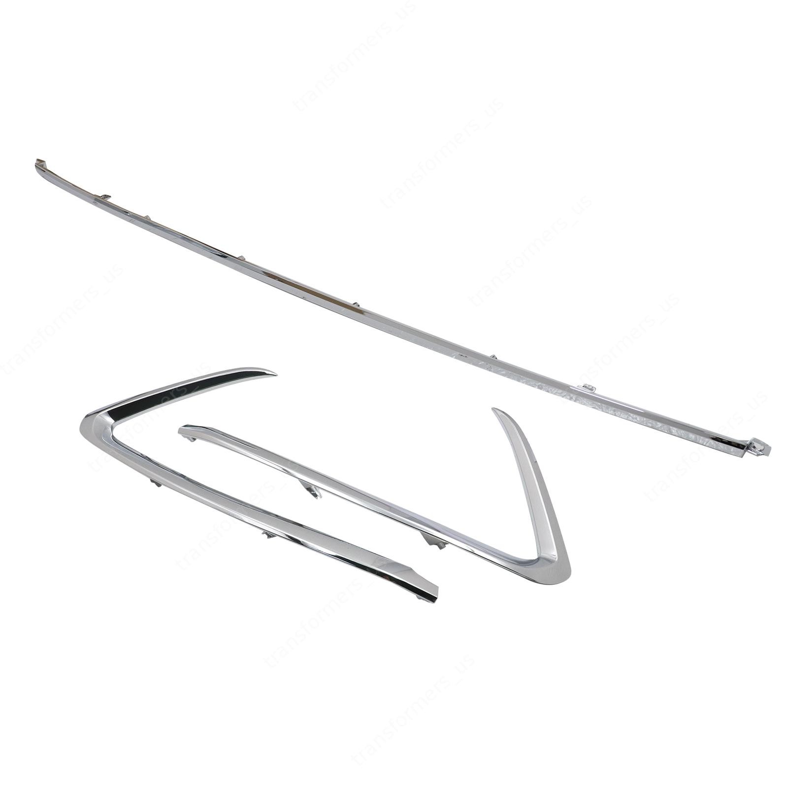 Front Left Right Bumper Face Bar Trim Molding Step Pad For Mazda CX-9 2016-2023