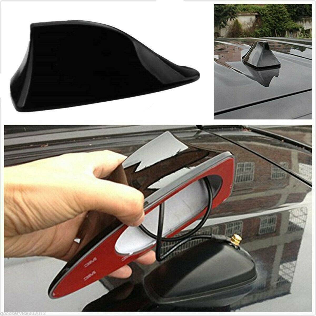 For Hyundai 2002-2019 Car Shark Antenna Fin Cover Aerial Radio Roof AM/FM Black