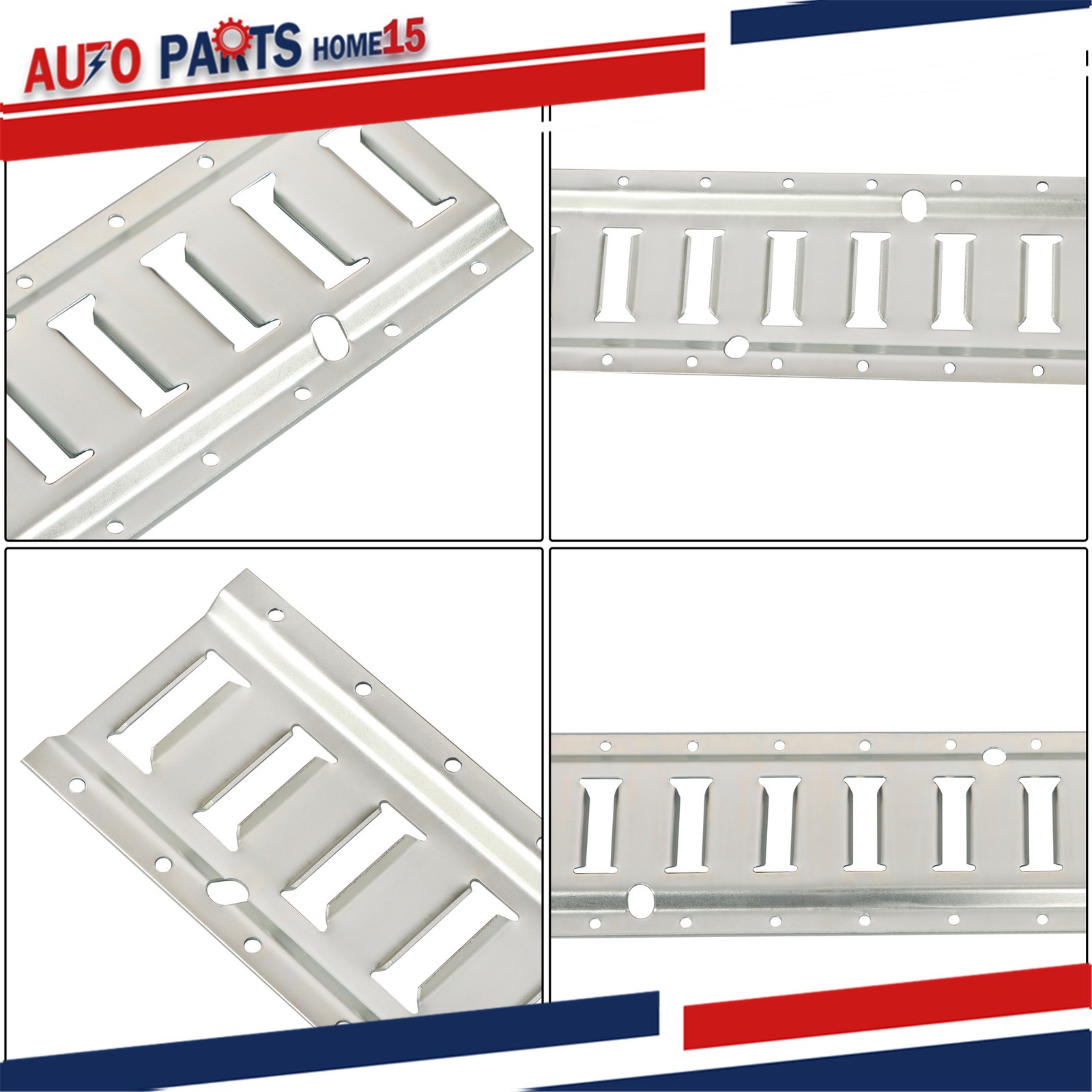 Silver 32 Pack 5 Foot E Track Rail Kit Zinc Plated For Cargo Trailers Trucks Van