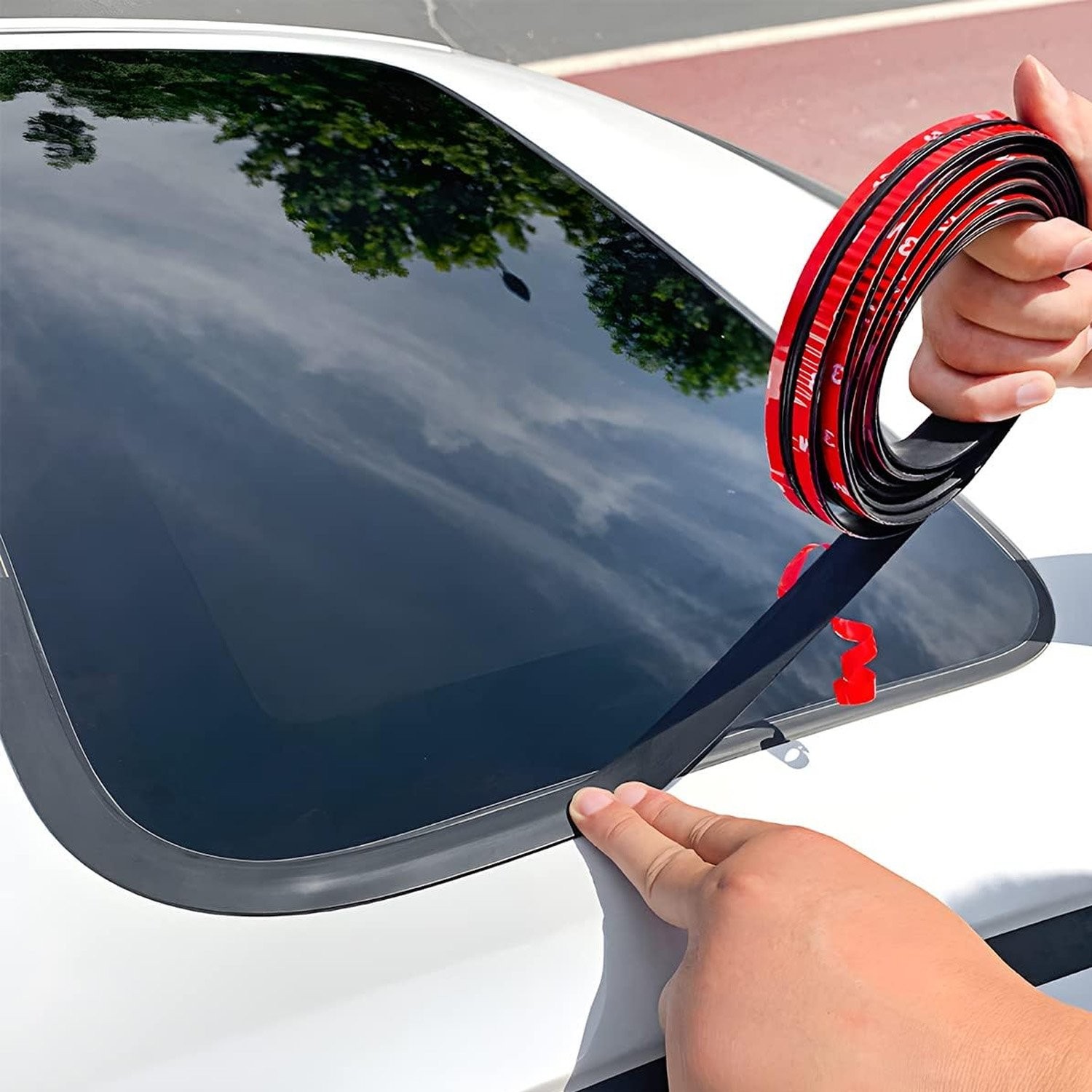 Edge Rubber Seal Windshield Seal Strip Windshield SealantT Shape Sealing Strip