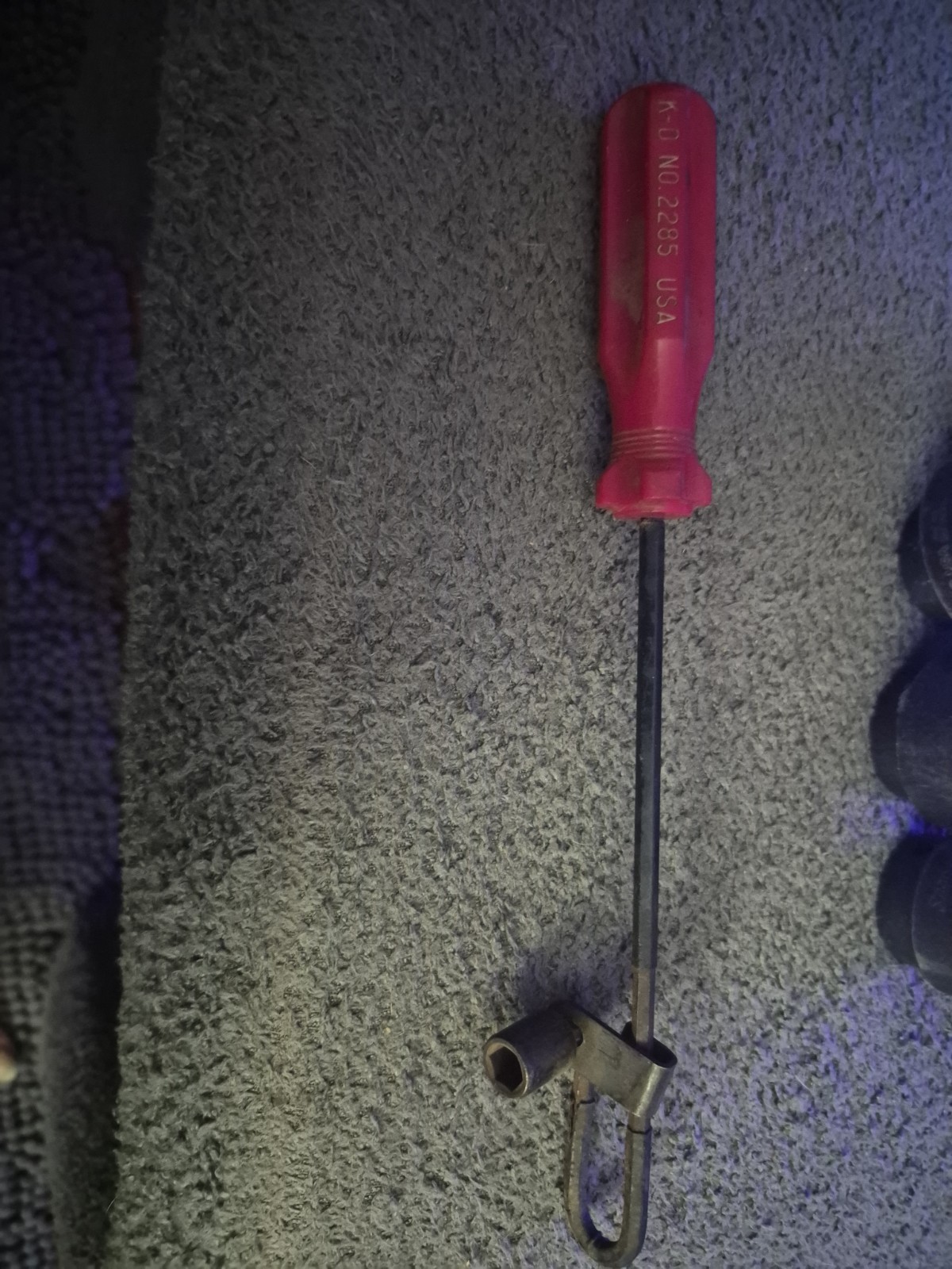 KD No. 2285 K-D Tools, Side Terminal Battery Torque Wrench. Old Vintage USA(A)