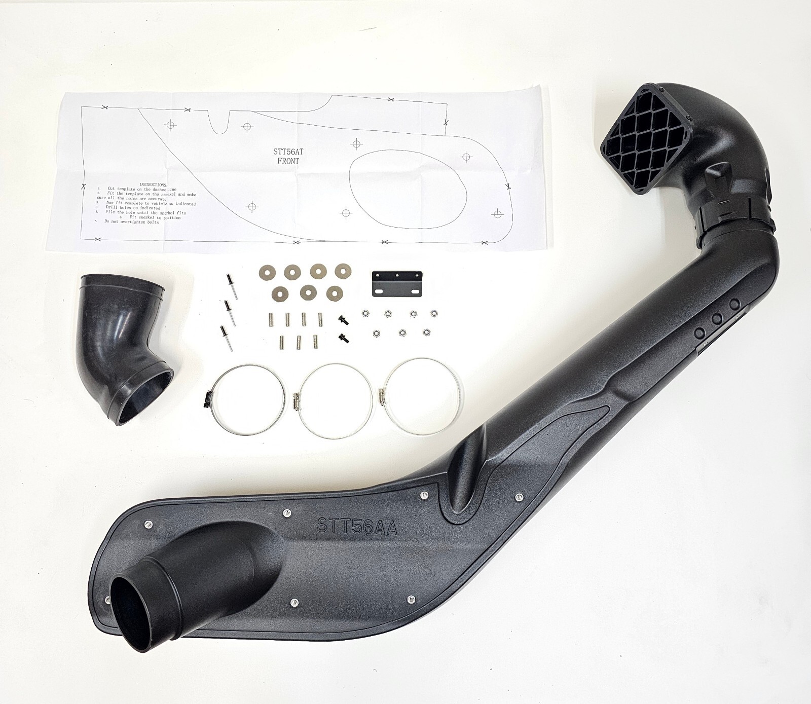 For 2014-2021 Toyota Tundra Intake Ram Snorkel Kit Rolling Head 4.6L 5.7L V8