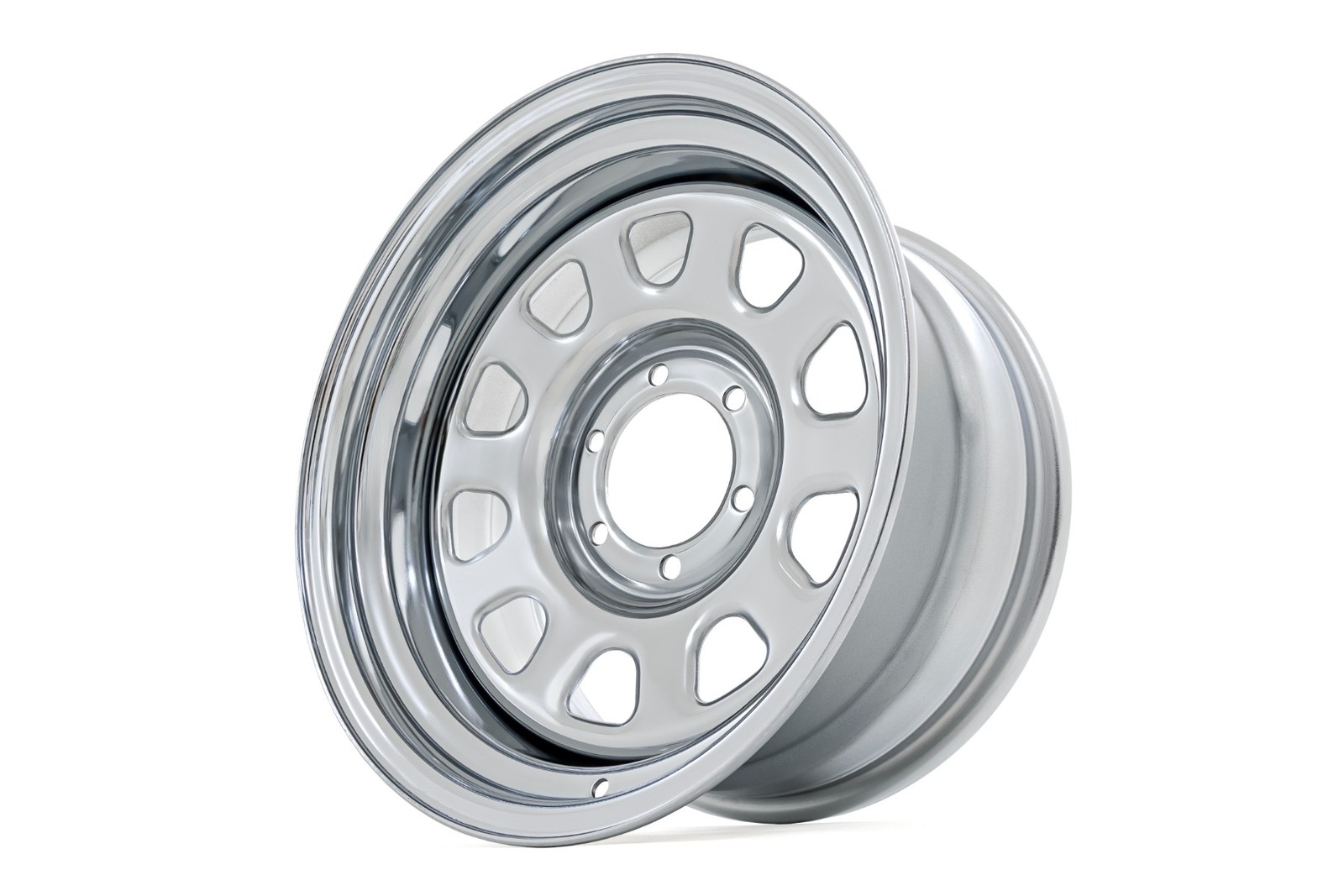 Rough Country Chrome Steel Wheel | 17×9 | 6×5.5 | -12mm – RC51-7655C