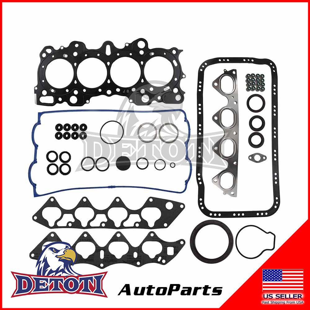 Full Gasket Set Fits 92-01 Acura Honda Civic Civic del Sol 1.6L-1.8L L4 DOHC 16v