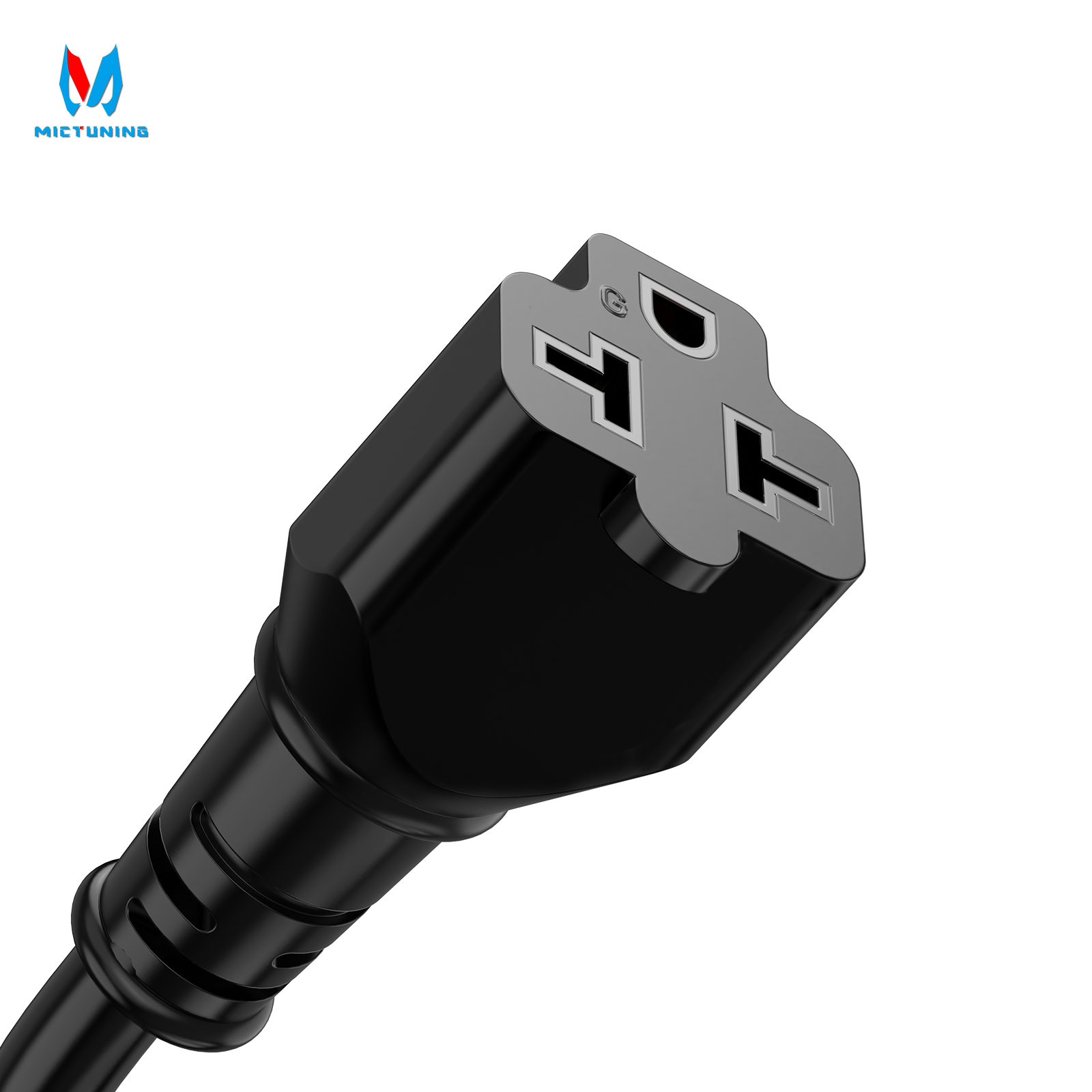 5-in-1 AC Port Plug 20A RV Shore Power Inlet Plug T-Blade Adapter with Hole Saw