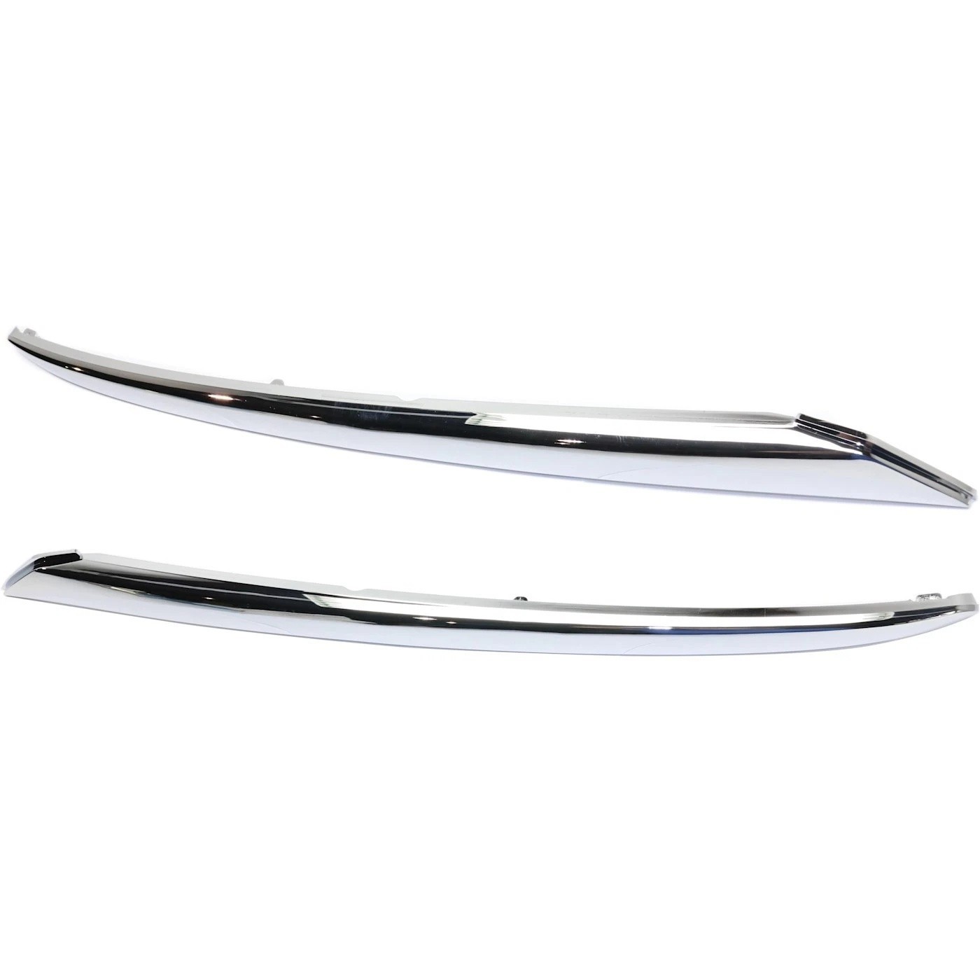 New Bumper Trim For 2013-2016 Nissan Pathfinder Chrome Front Left and Right 2Pc