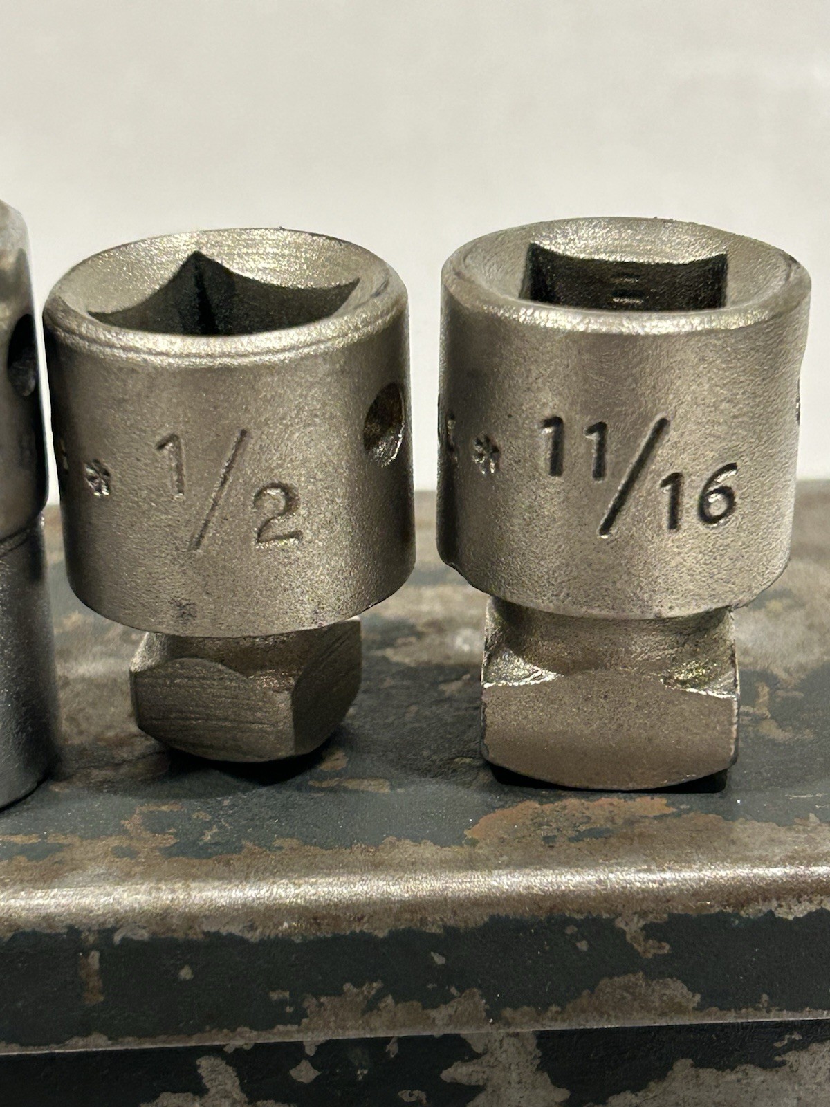 Vintage Wright Tools 14pc 1/2” Drive SAE Socket Set