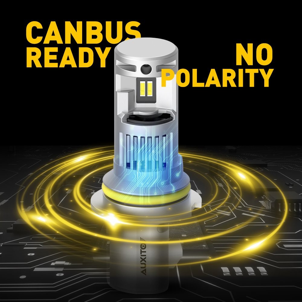 HB1 9004 High Low Beam LED Headlight Bulb Cool White Super Bright Canbus 2/4X