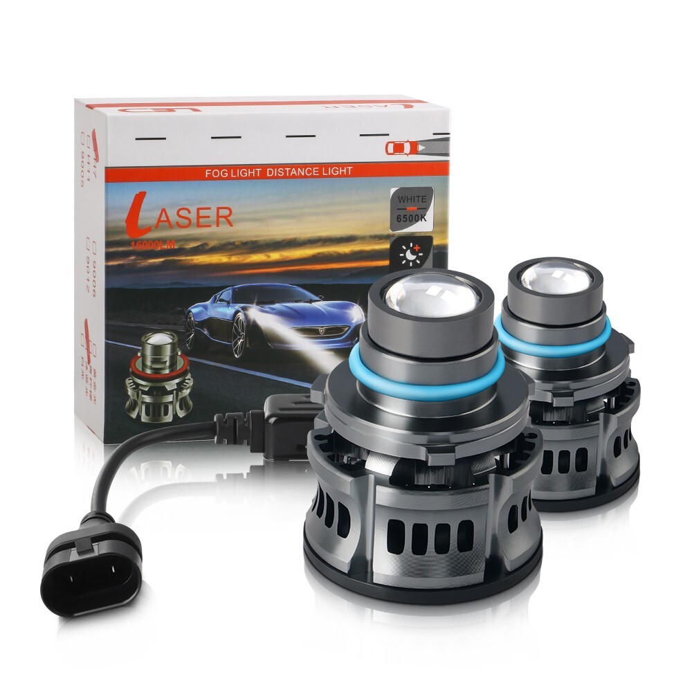 2X OPRAH H11 H7 9005 LED CAR Laser Headlight Bulbs Projector Lens Fog Light Lamp