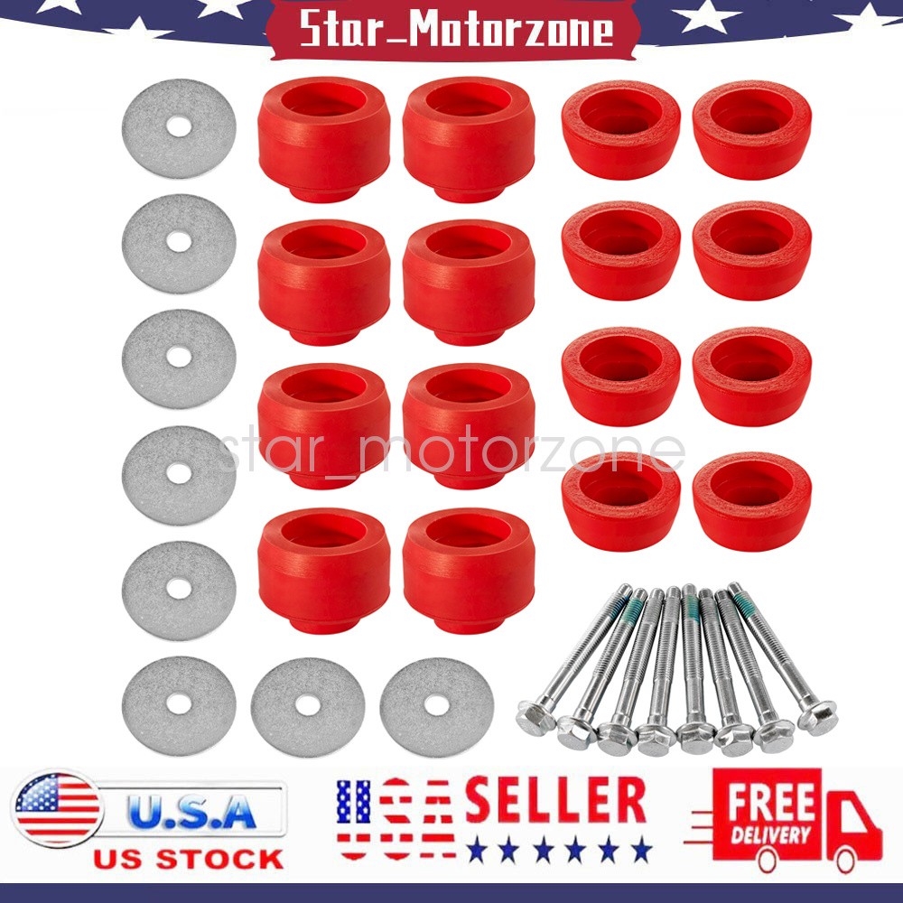 7-141 Body Cab Mount Bushing Kit For 99-14 Chevy Silverado GMC Sierra 1500 NEW