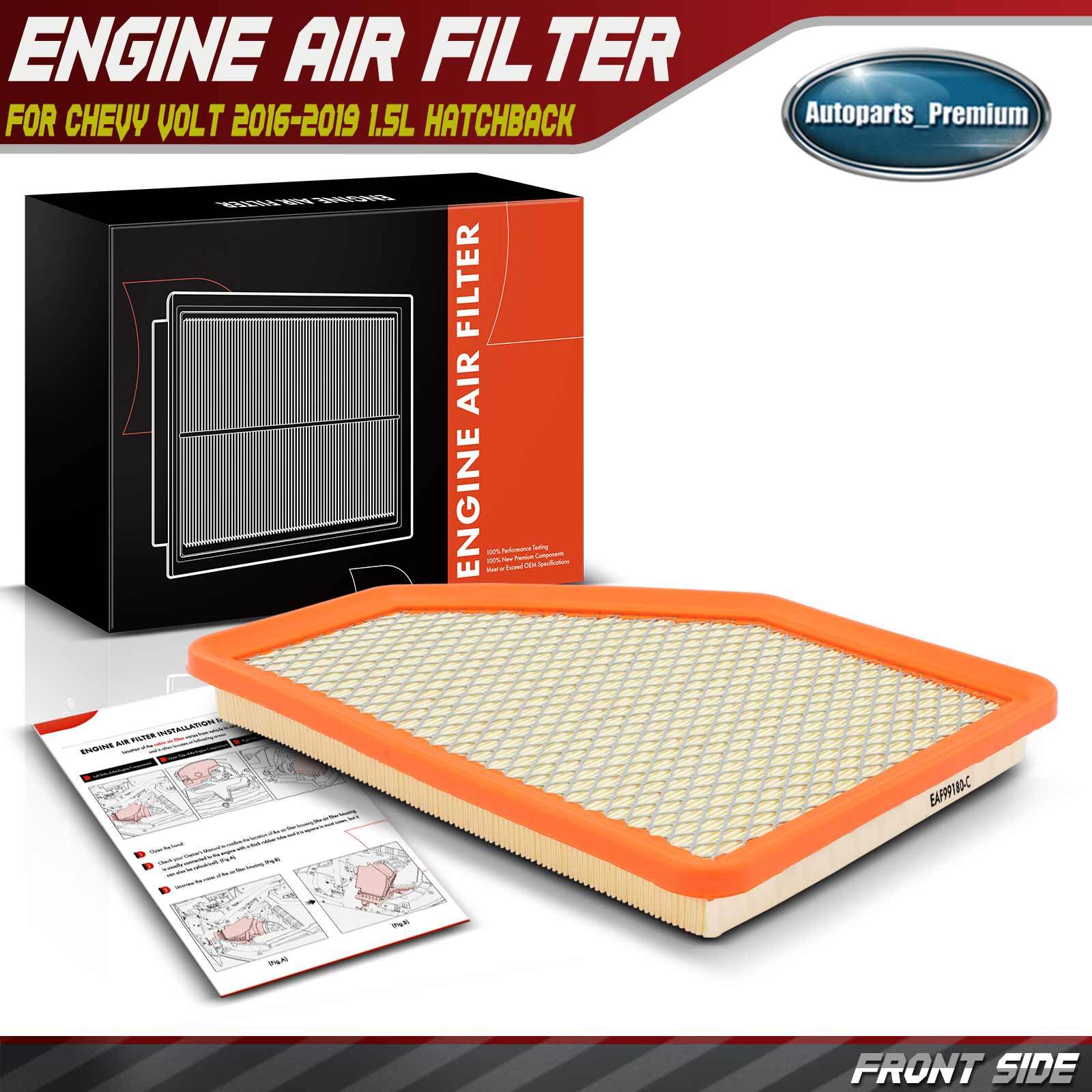 Front Engine Air Filter for Chevrolet Volt 2016 2017 2018 2019 L4 1.5L Hatchback