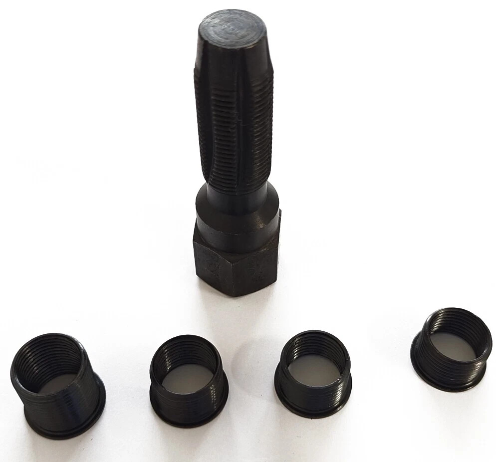 14mm Spark Plug Rethread Thread Repair Kit Helicoil Reamer Tap Tool w/ 4 Inserts