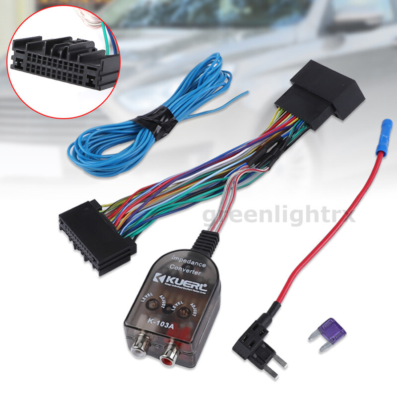 Radio Sub Amplifier Wiring Adapter Interface For Ford F-150 Edge Explorer Focus