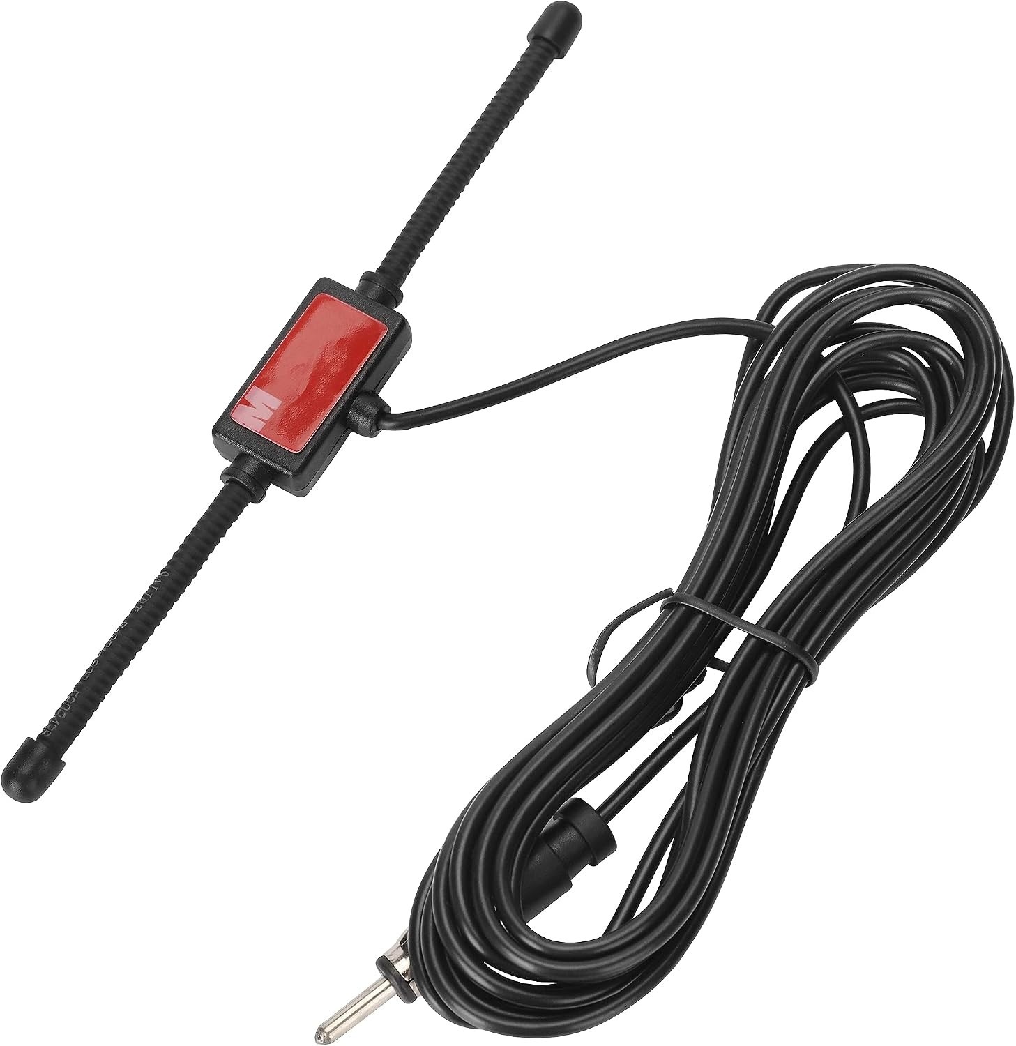 Durable Hidden Patch Antenna with 10ft DIN Connector for Car Radio Enhancements