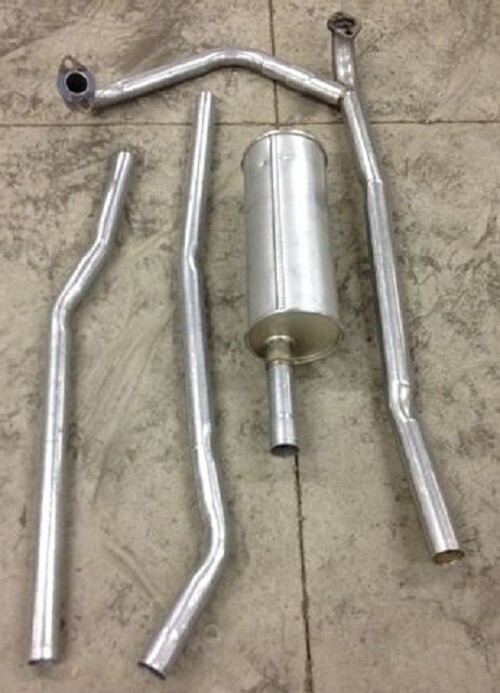 1937-1939 FORD 8 CYLINDER SINGLE EXHAUST SYSTEM, ALUMINIZED
