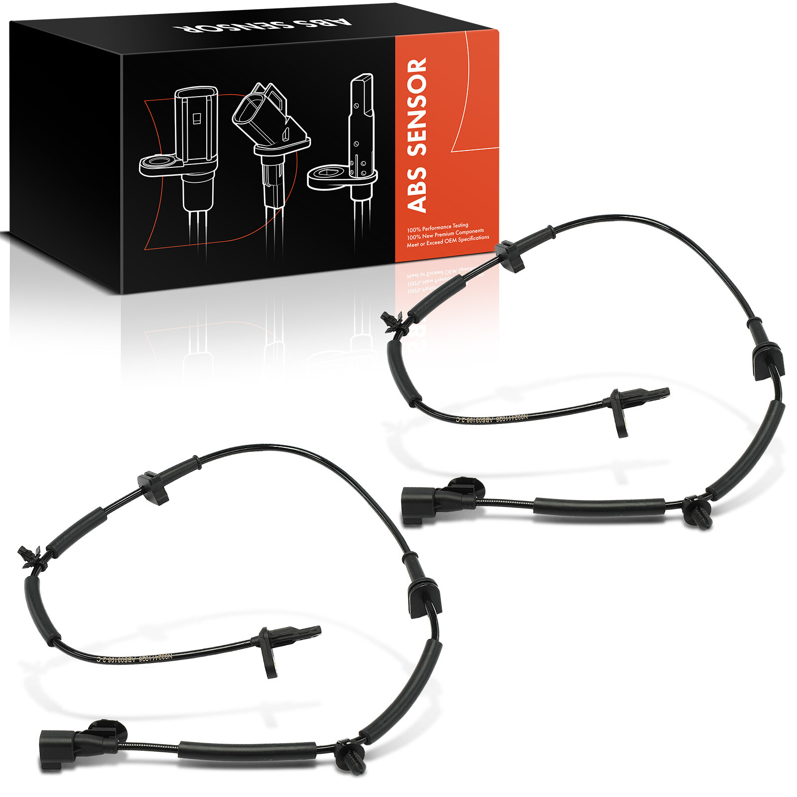 2x Front Driver & Passenger ABS Wheel Speed Sensor for Ford EcoSport 2019-2020