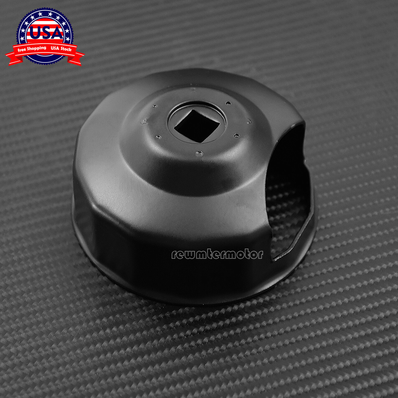 Motorcycle 76mm 14 Flute End Cap Style Oil Filter Wrench Removal Fit For Harley