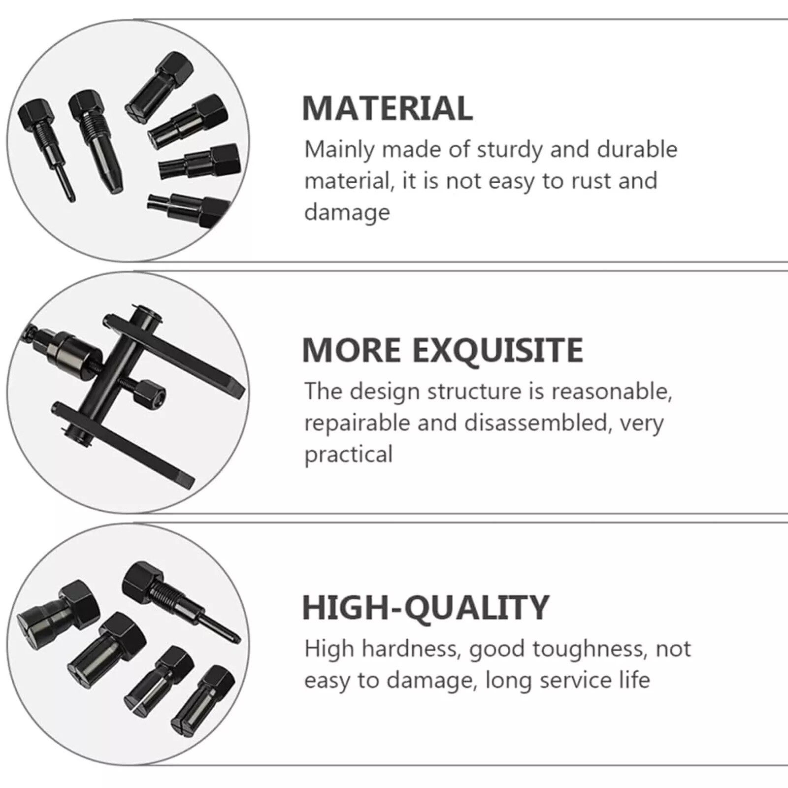 8-25mm Motorcycle Internal Bearing Puller Tool Kit Blind Hole Bearing Puller Set