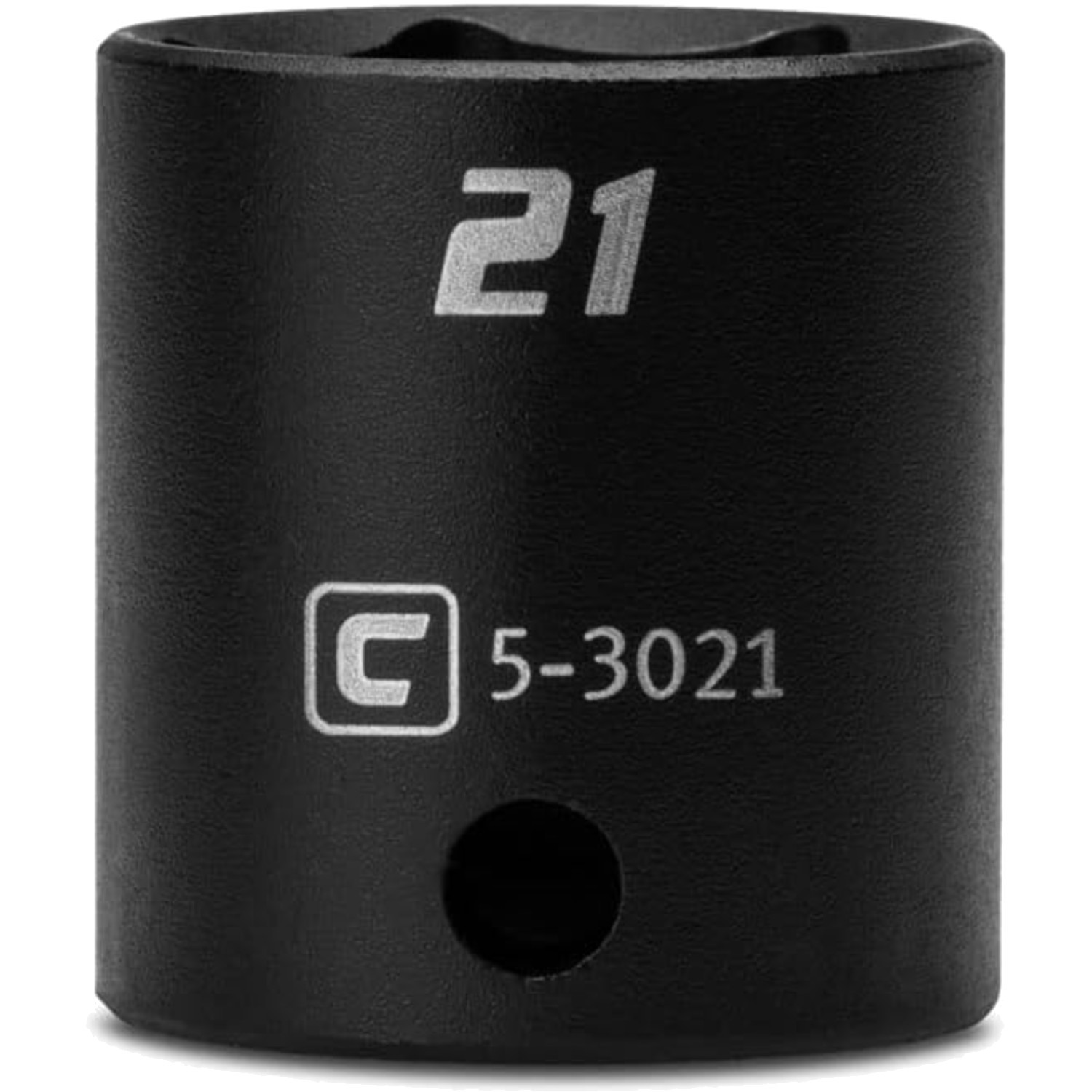 Shallow Impact Socket 3/8-Inch Drive 6-Point Metric 21 mm