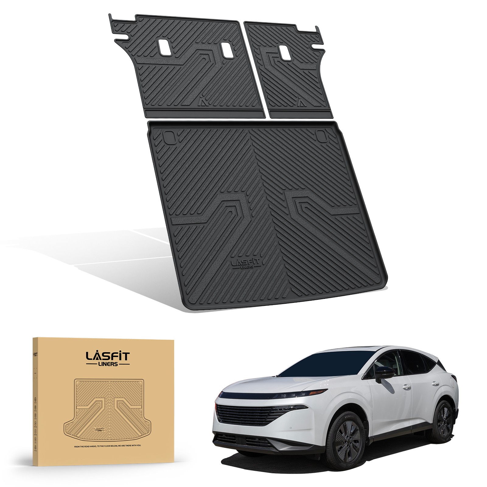 Floor Mats Cargo Mat Backrest Mat Trunk Cargo Liners for 2025 2026 Nissan Murano