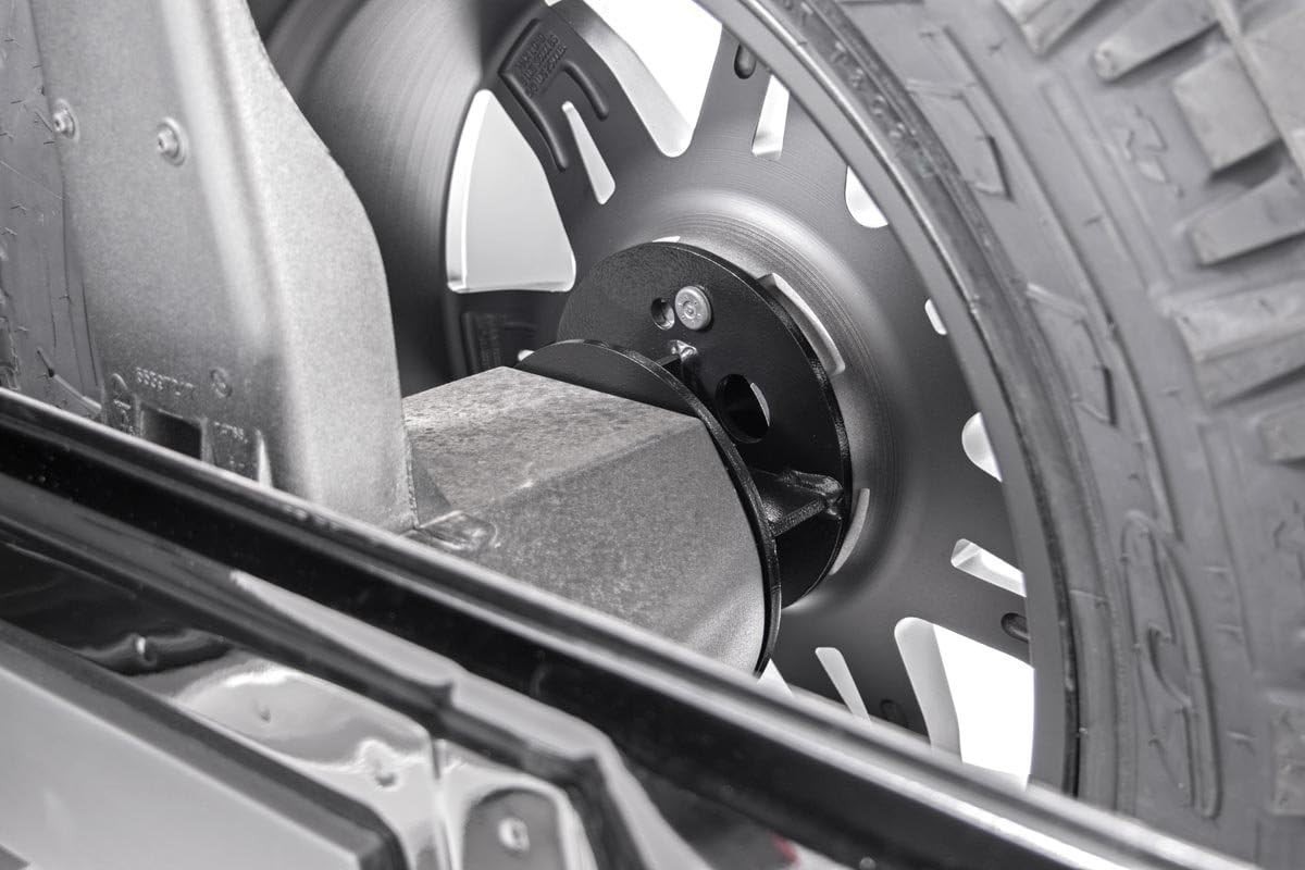 Heavy-Duty Spare Tire Carrier Spacer for Jeep Wrangler JK/TJ/YJ – 33in Capacity